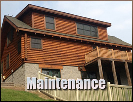  Cedar Grove, North Carolina Log Home Maintenance
